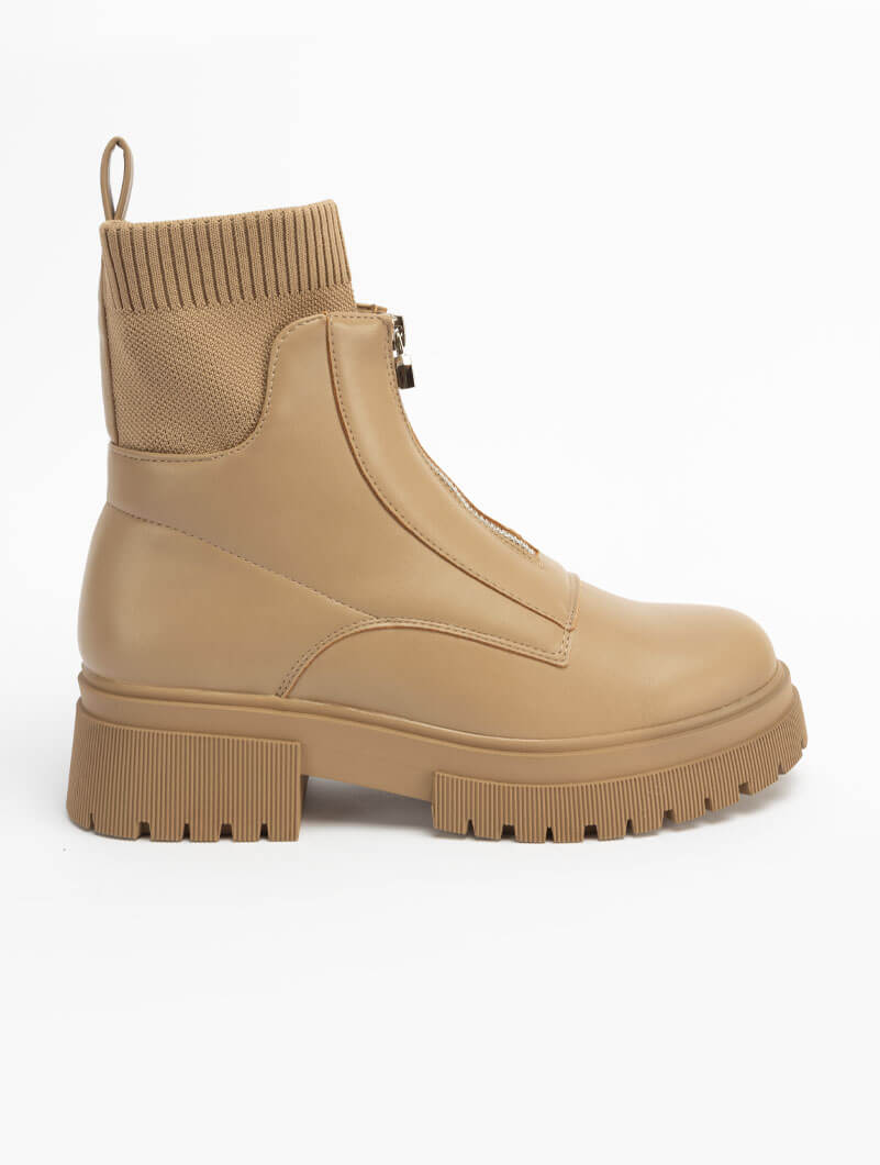 bottines effet chaussettes